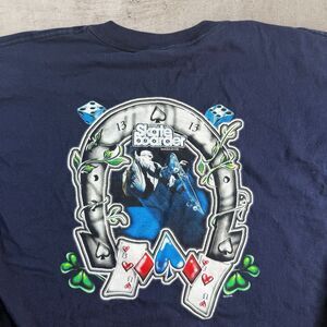 The Original Skateboarder Magazine Shirt Men’s XL Back Hit Cards Grunge Y2K